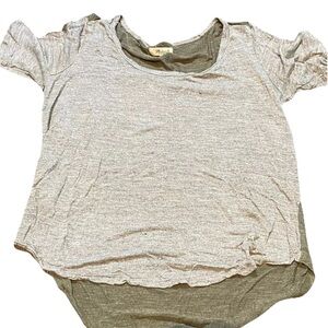 MADEWELL Gray And Green Small Shirt. Small Hole See Pic.